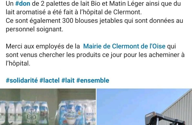 Soutien de la société laitière de Clermont – Lactel France
